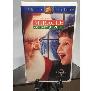 Miracle On 34th Street 1994 VHS Tape Clamshell